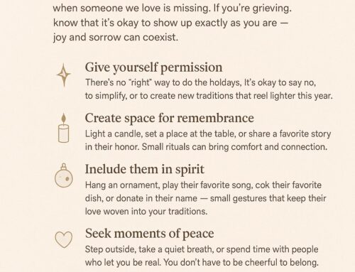 Navigating the Holidays While Grieving
